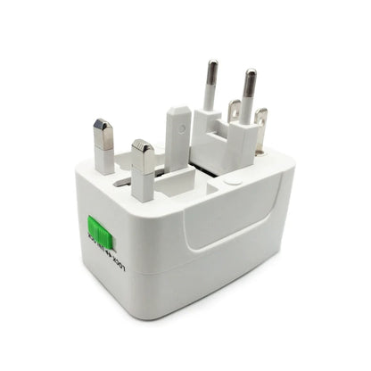 Universal Travel Adapter with Built in Dual USB Charger Ports