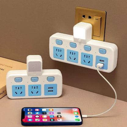 Multi-Functional Socket Converter Wireless Power Strip