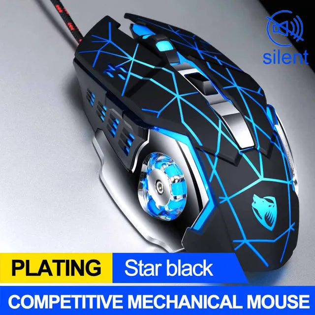 Pro Gamer Gaming Mouse 8D 3200DPI Adjustable Wired