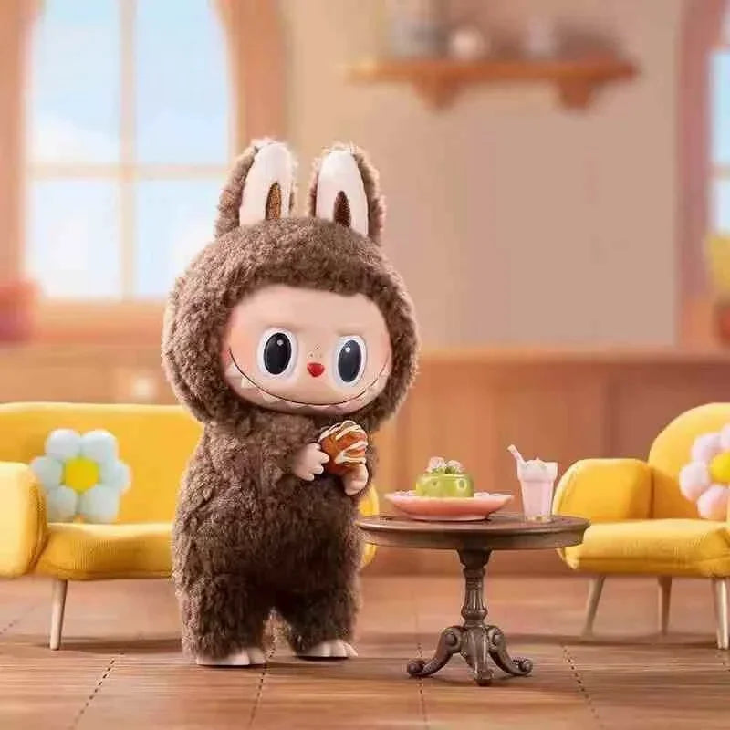 100% Original Labubu Has A Seat And Macaron Vinyl Face Doll Backpack Decorated Pendant For Surprise Blind Box Girl Mystery Gifts