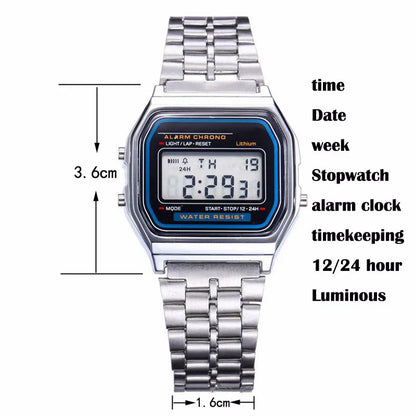 Digital Waterproof Electronics LED Watches For Men