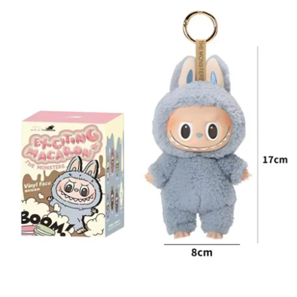 Cute Hot Sale Anime Figure Labubu Vinyl Pendant Doll Model Toy Cute Monster Replica Keychain Toys Birthday Gifts