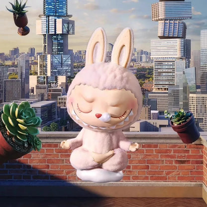 100% Genuine The Monsters Labubu Lazy Yoga Series Mystery Blind Box Cute Anime Figure Model Confirm Style Desktop Ornaments Toys