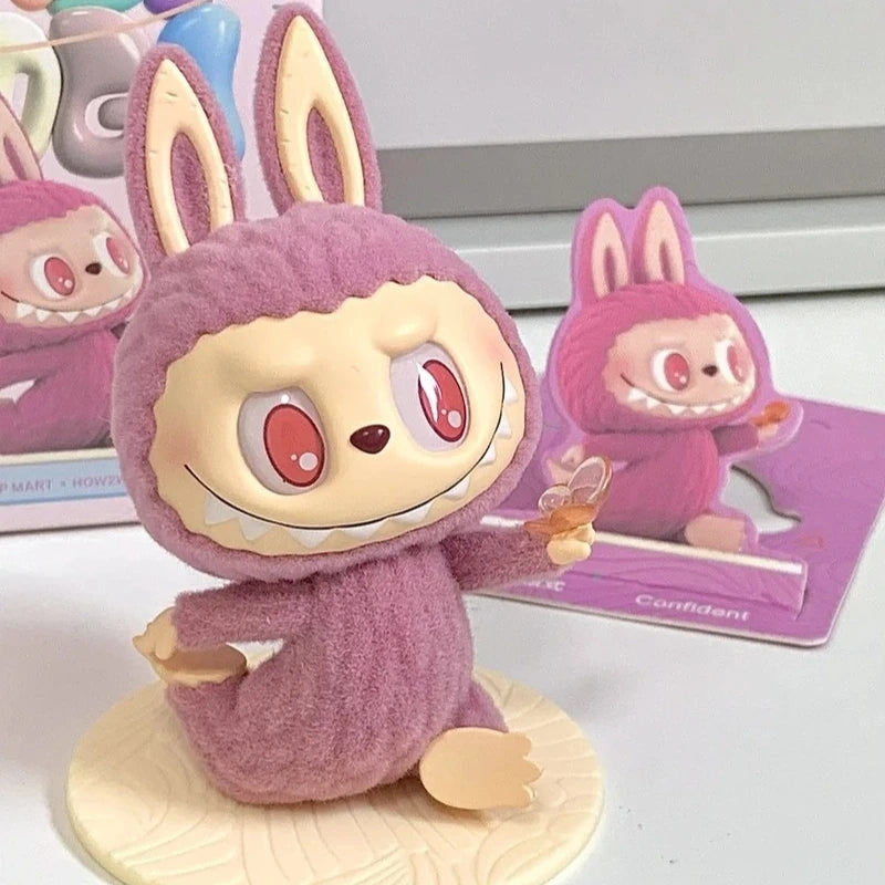 100% Genuine The Monsters Labubu Lazy Yoga Series Mystery Blind Box Cute Anime Figure Model Confirm Style Desktop Ornaments Toys