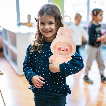 1:1 Replica Labubu The Monsters Toys Plush Vinyl Face Dolls Heart-Moving Macaron Hanging Keychain Dolls Action Figures Model