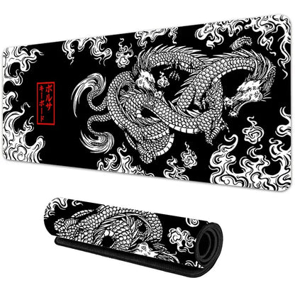 Japanese Dragon Large Gaming Mousepad