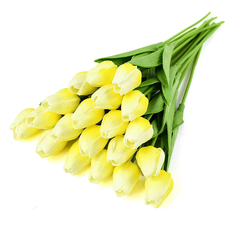 Tulip Flower Artificial Tulip Bouquet 10/5Pcs PE foam Fake Flower