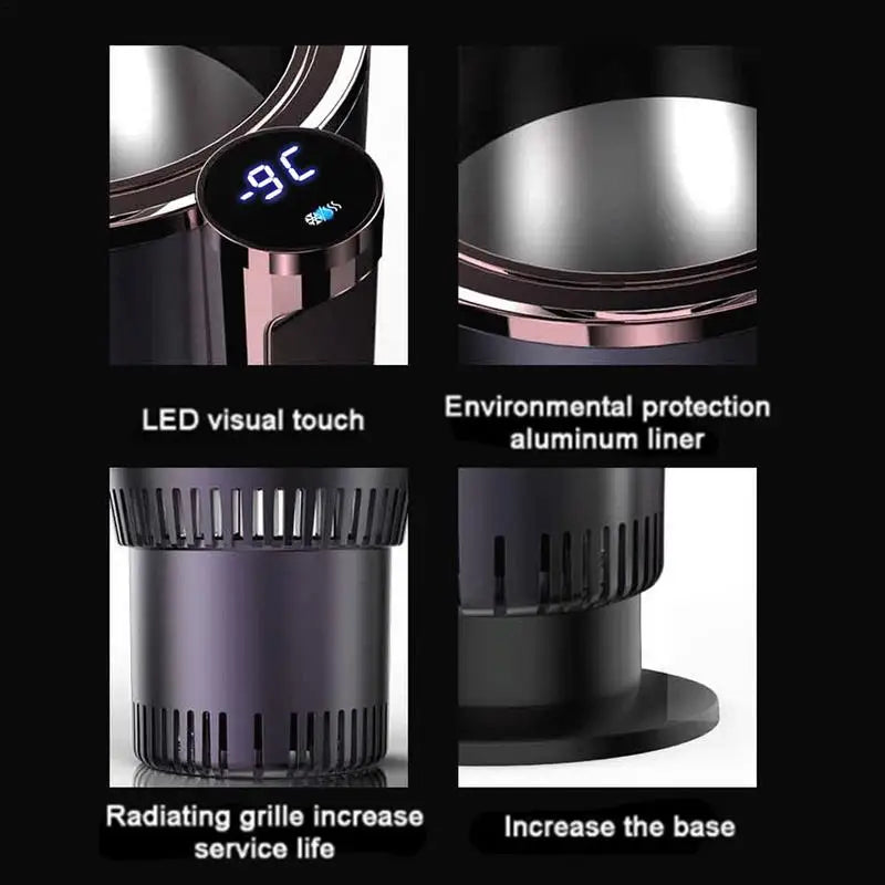 Car Coffee Warmer 2-in-1 Car Coffee Warmer And Cooler Anti-Slip Car Cup Expander Car Drink Holder Water Bottle Holder For