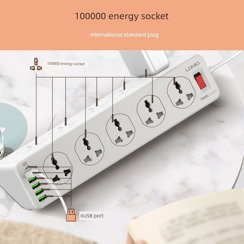 6-Port USB Charger Power Strip