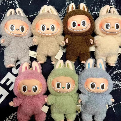 Cute Hot Sale Anime Figure Labubu Vinyl Pendant Doll Model Toy Cute Monster Replica Keychain Toys Birthday Gifts