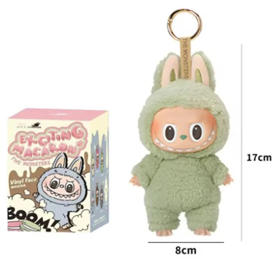 Cute Hot Sale Anime Figure Labubu Vinyl Pendant Doll Model Toy Cute Monster Replica Keychain Toys Birthday Gifts