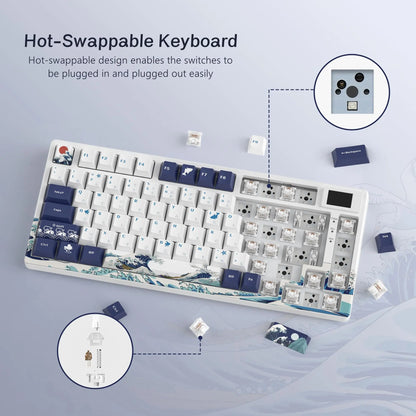 womier SK80 Gasket Mounted Mechanical Keyboard