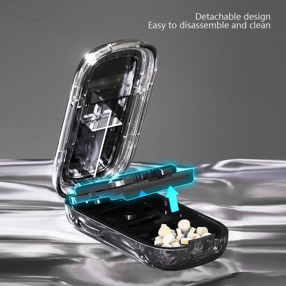 Portable Medicine Cutter Precise Cutting Scissors Medicine Splitter Tablet Splitting Home Travel Portable Medicine Box