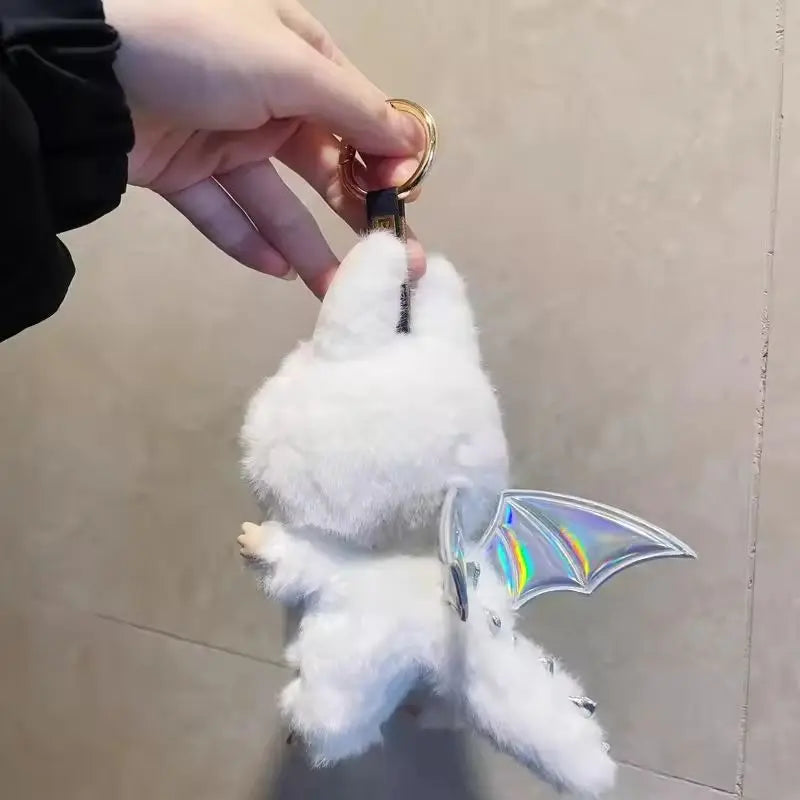High Quality Cute Labubu Little Angel Wings Series Vinyl Doll Blind Box Toy Backpack Pendant Children'S New Year Gift