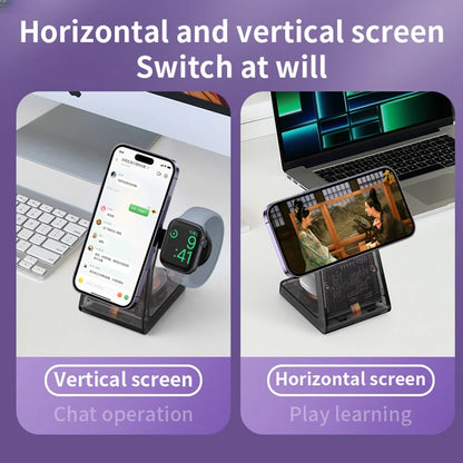 Clear Wireless Charging Station