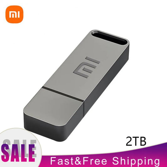 New 1TB 2TB Xiaomi Metal Flash Drive Thumbdrive Pendrive