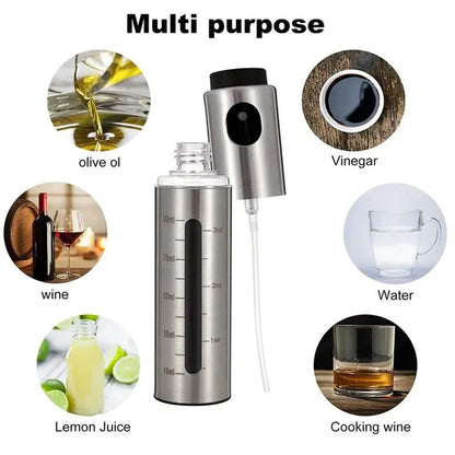 Spray Oil Bottle 304 Stainless Steel Olive Oil Sprayer