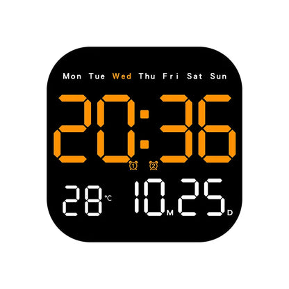 Digital Wall Clocks Temperature Date Week Dispaly Electronic Table Clock