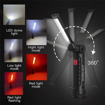 New Portable COB LED Flashlight