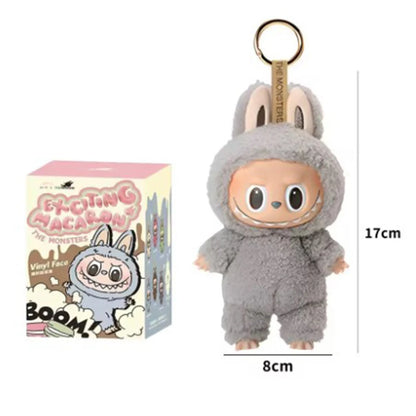 Cute Hot Sale Anime Figure Labubu Vinyl Pendant Doll Model Toy Cute Monster Replica Keychain Toys Birthday Gifts