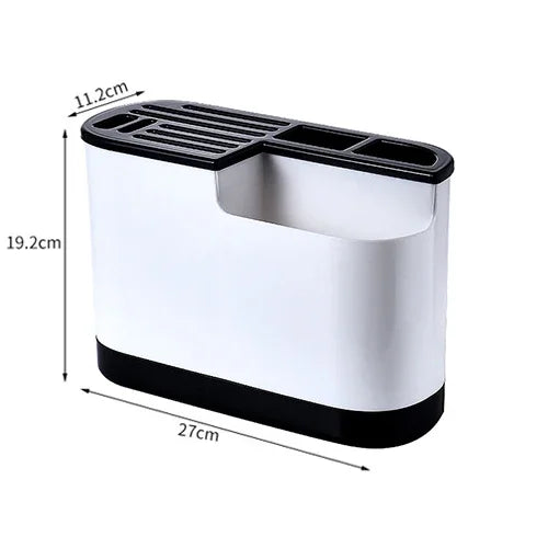Pot Cover Cutting Board Holder Knife Storage Box Cutlery Box Knife Stand Cutlery Multi Function Scissor Holder Kitchen Organizer