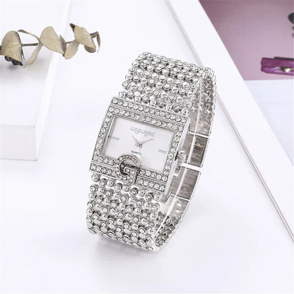 UTHAI W31 Women's Fashion Luxury Diamond G Quartz Watches Clock