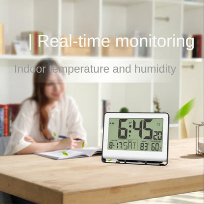 Atomic clock with indoor temperature and humidity..