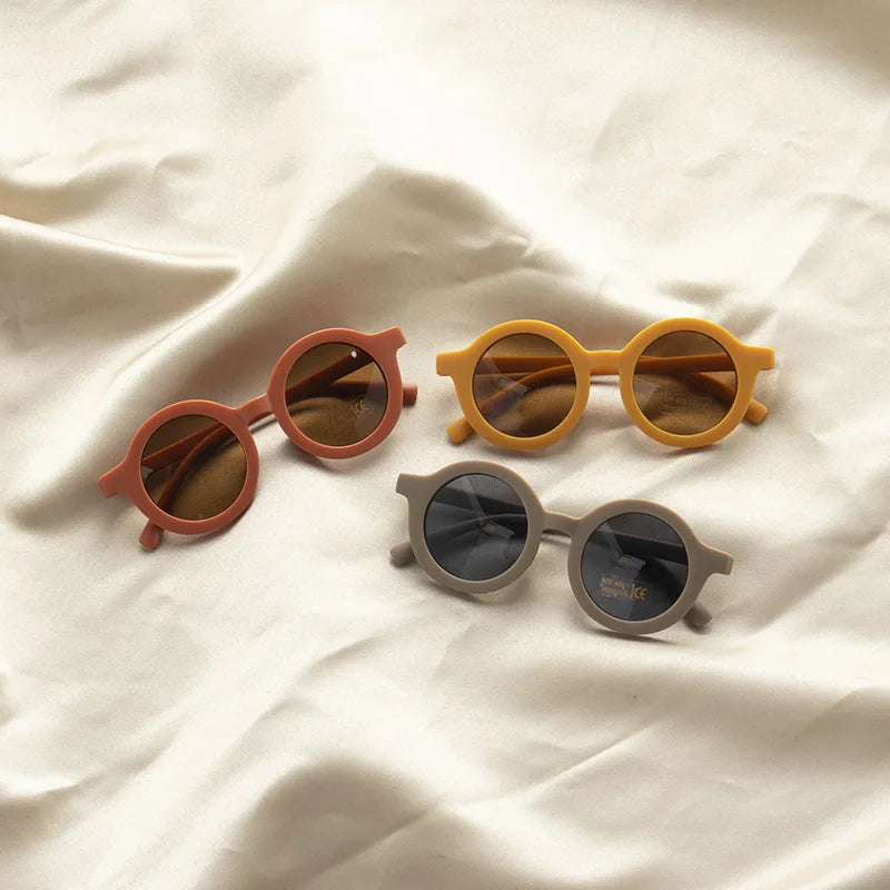 matte macarone children's summer sunglasses