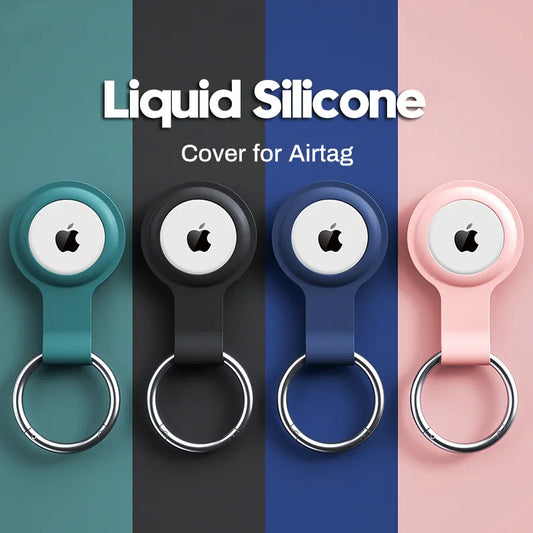 Cover for Apple Airtags Case Liquid Silicone