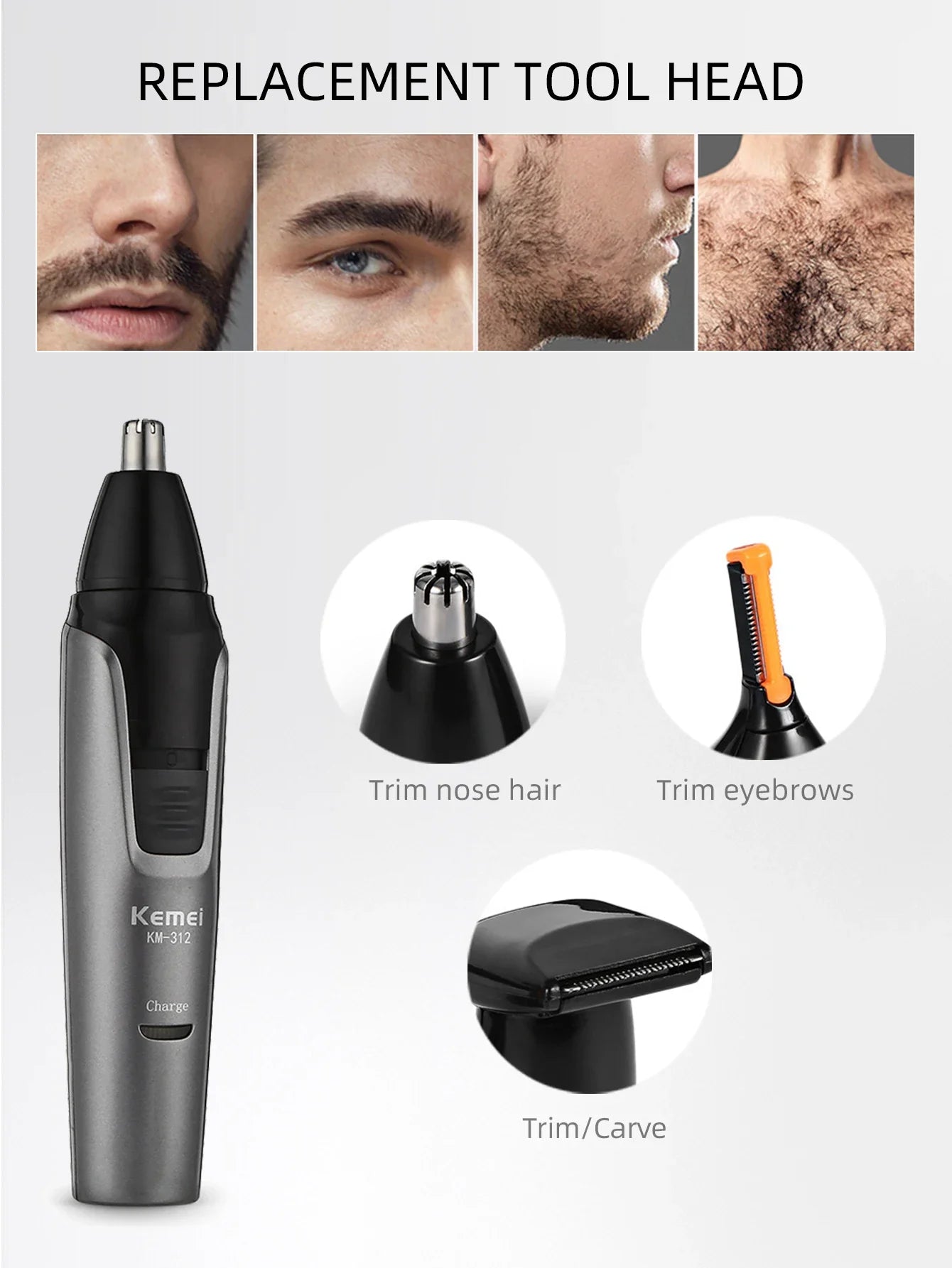 3 in 1 Rechargeable Men's Trimmer