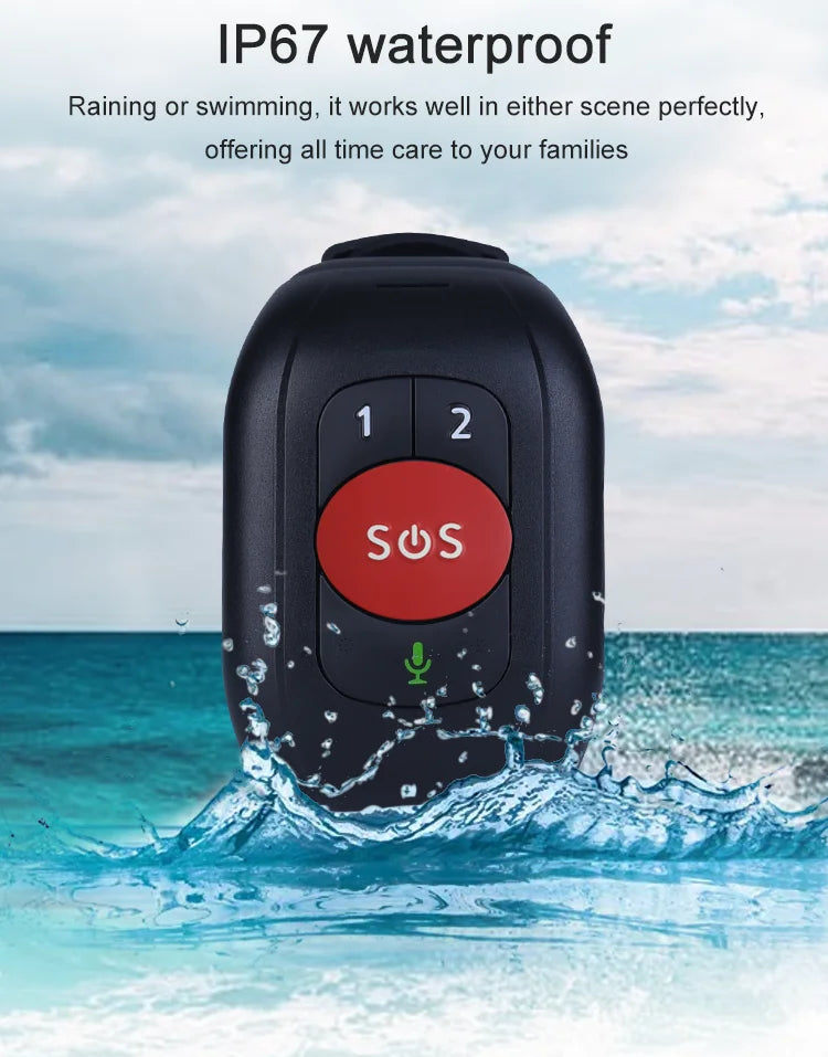 4G Elderly alarm GPS Watch 2GTracking Bracelet Health monitor