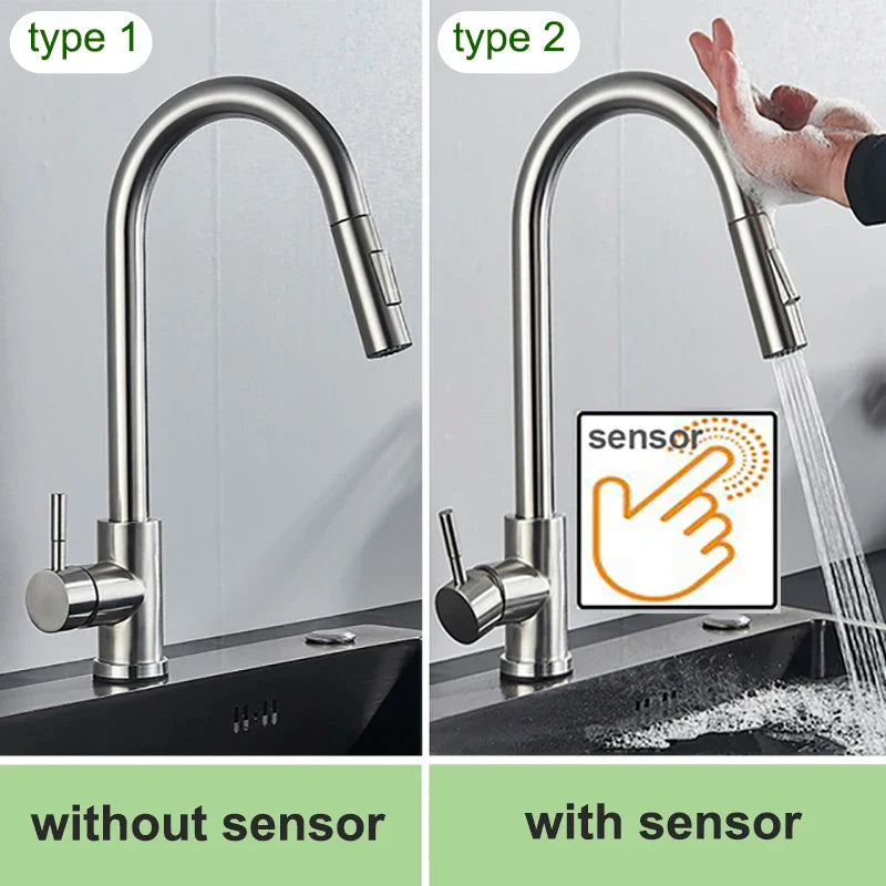 Smart Sensor Touch Kitchen Sink