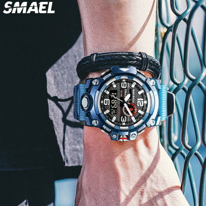 SMAEL 8035  Waterproof Outdoor Digital Electronic Watch Tactical Men's Multifunctional Watch Night Glow
