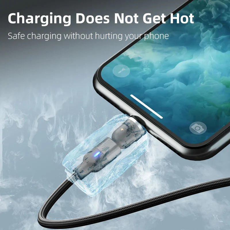 SZYUPXIN Magnetic USB Cable 3 In 1 Micro USB Charger