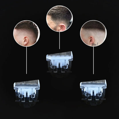 Professional Hair Clipper Titanium Ceramic Blade Hair Trimmer