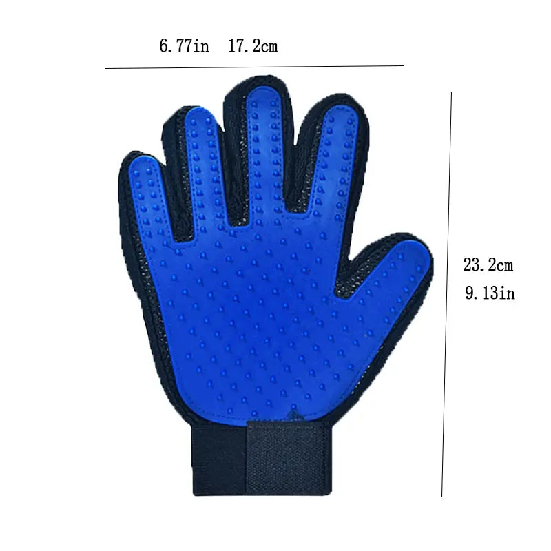 Silicone Pet Hair Removal Gloves Grooming