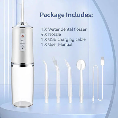 Electric Dental Oral Irrigator Water Flosser Pick for Teeth Cleaner