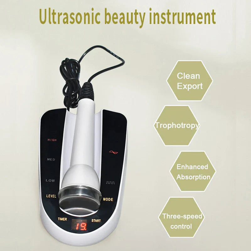 New Ultrasonic Facial Massager