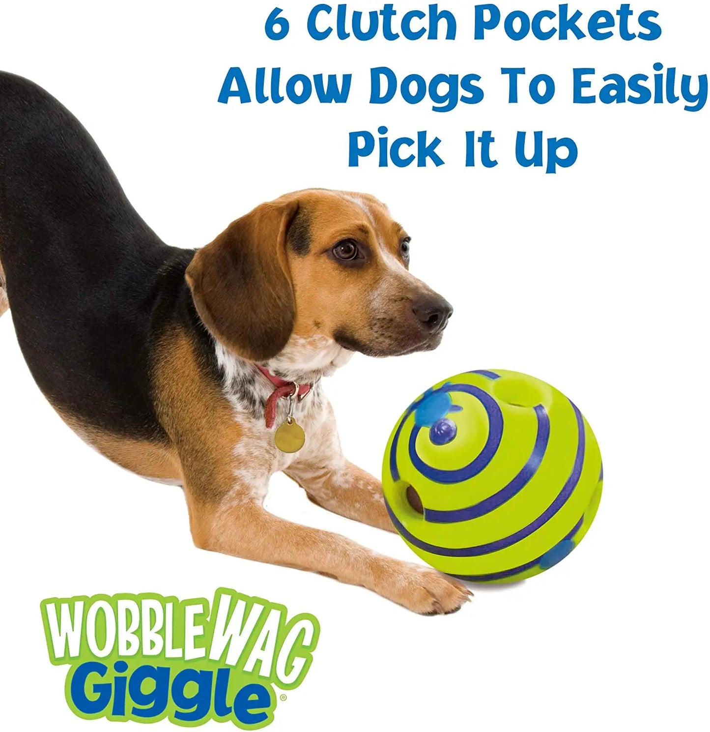 Wobble Wag Giggle Glow Ball Interactive Dog Toy