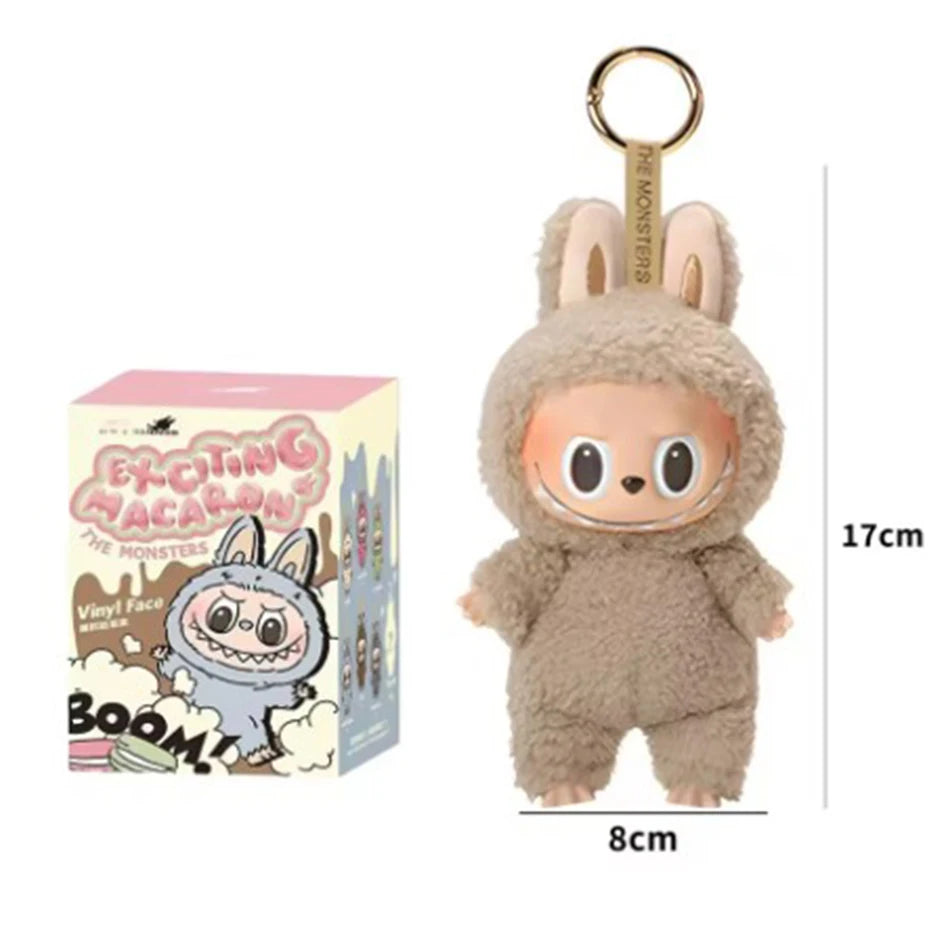 Cute Hot Sale Anime Figure Labubu Vinyl Pendant Doll Model Toy Cute Monster Replica Keychain Toys Birthday Gifts