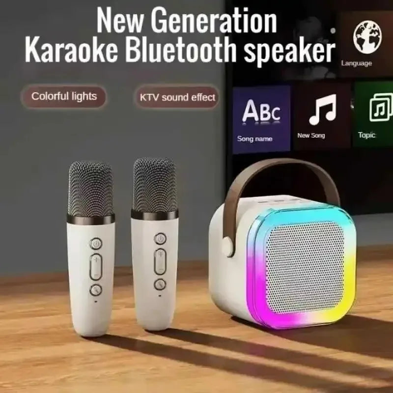 Portable Karaoke Machine Wireless Microphones