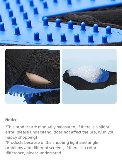 Silicone Pet Hair Removal Gloves Grooming