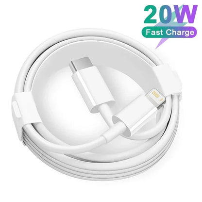 20W PD USB Type C to Lighting Fast Charger Cable For Apple