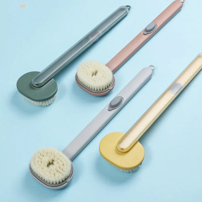 Long Handle Liquid Bath Brush Back Body Bath Shower