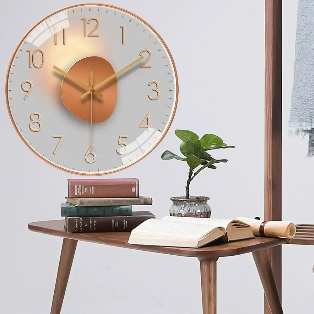 Originality Wall Clock Silent Non-Ticking Battery Operated Wall Mounted Clock