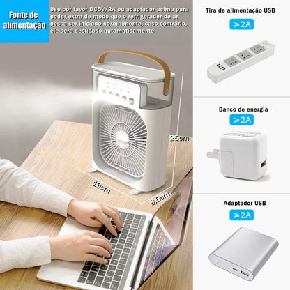 Portable Humidifier Fan Air Cooler Fan