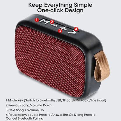 New Wireless Bluetooth Speaker Outdoor Portable