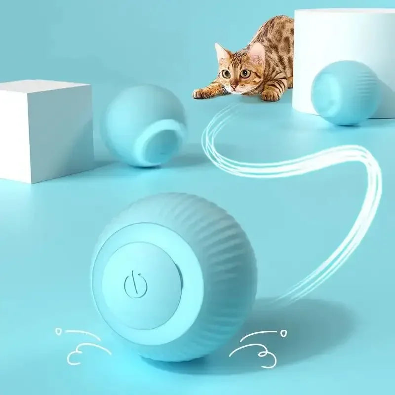 Smart Cat Rolling Ball Toys Rechargeable Cat Toys