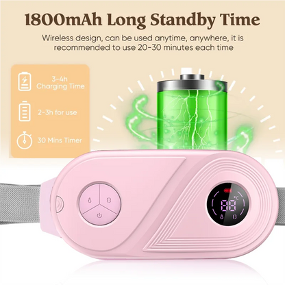 Warm Uterine Electric Period Cramp Massager