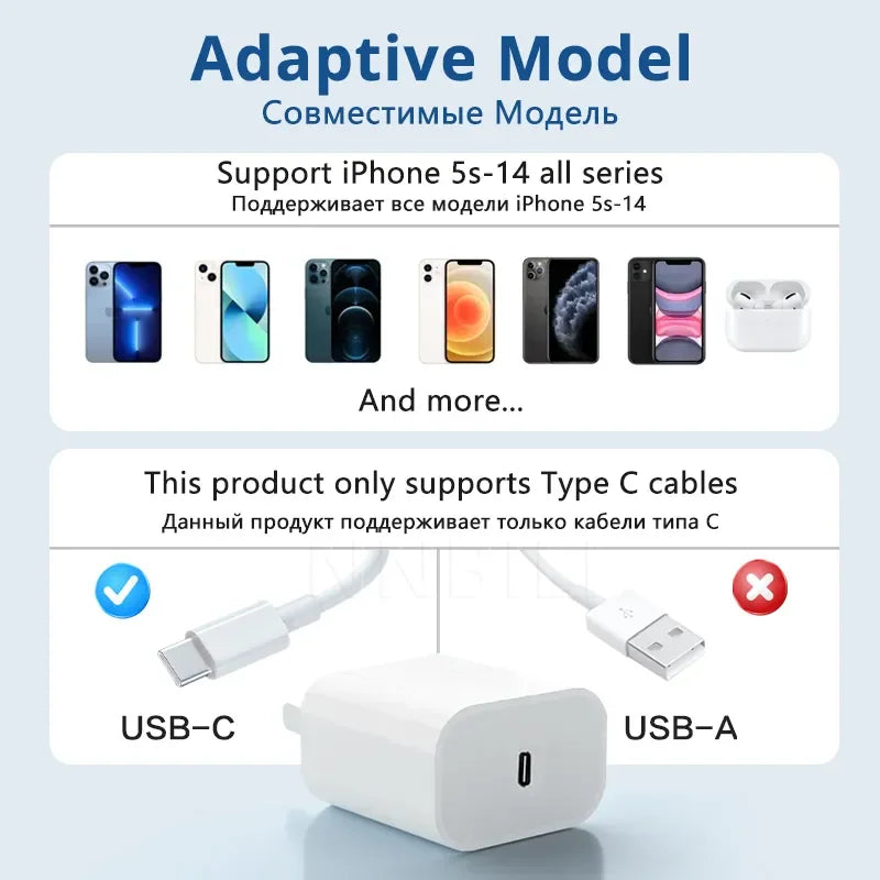 Fast Charging Type C USB C Chargers Phone Accessories